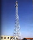 Telecommunication Towers , Cell Phone Towers Hot-dip-galvanized Steel Poles / Painting